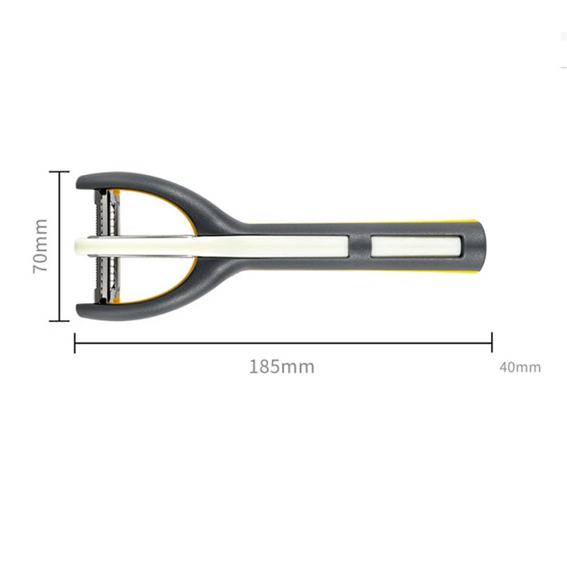 3-in-1 Köök juurvilja-puuviljakoorija Multifunktsionaalne melonihöövel Koorimistööriistad kartulite jaoks Porgandi koorimine Köögitarvikud