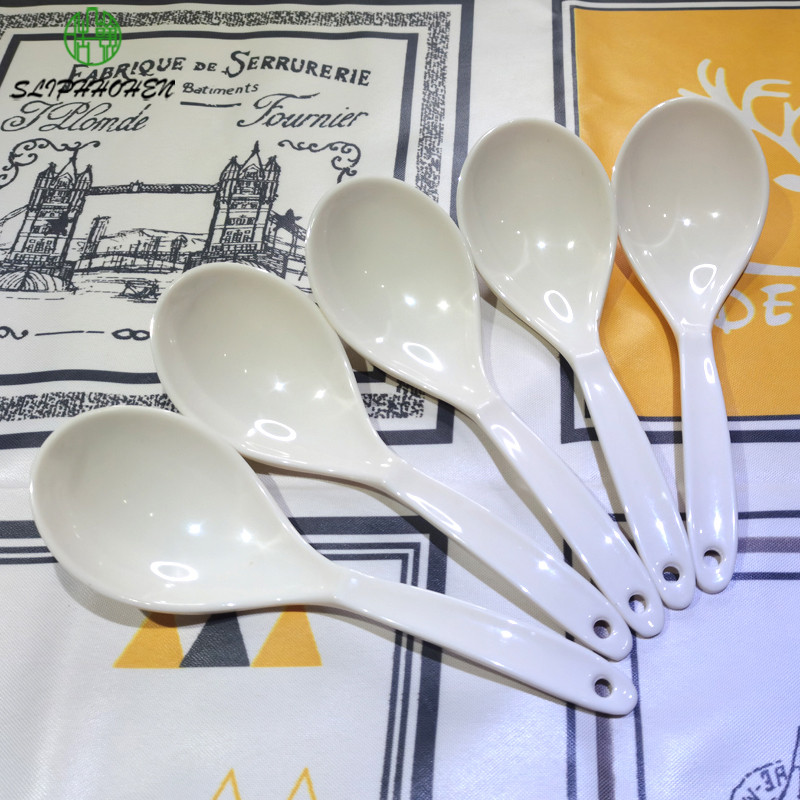 Ryžové lyžičky A5 Melamínový riad Domácnosť Malá lyžička Reštaurácia Hotel Občerstvenie Dom Jedáleň Veľká lyžica Melamínový riad