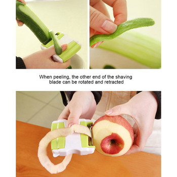Φορητό Peeler Λαχανικών Διπλής Όψης Slicer Shredder Double Sided Slicer Shredder For Vegetable Fruits Kitchen Tool Portable