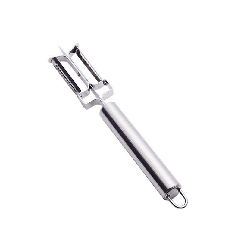 Roostevabast terasest koorimisnuga Multifunktsionaalne koduköök köögivili puuvili porgand kurk kartuli riiv viilulõikur koorija