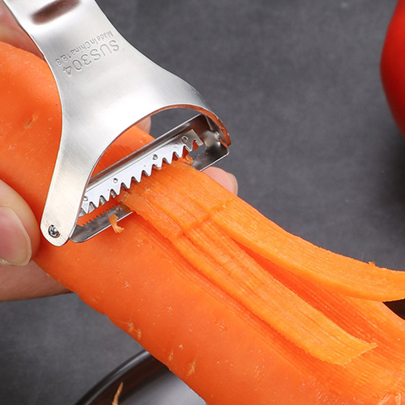 Gulilica za povrće od nehrđajućeg čelika 304, višenamjenska ribalica za krumpir, mrkvu, brzi rezač voća, sigurni za kuhinju, zdravi alati za kuhanje