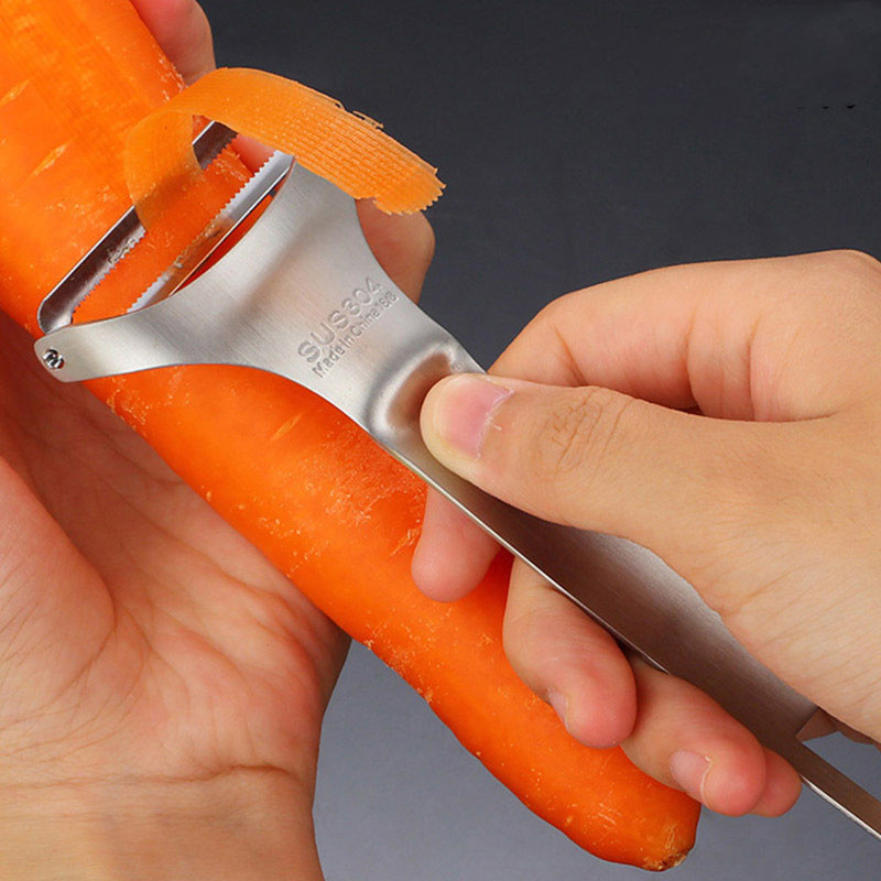 Gulilica za povrće od nehrđajućeg čelika 304, višenamjenska ribalica za krumpir, mrkvu, brzi rezač voća, sigurni za kuhinju, zdravi alati za kuhanje