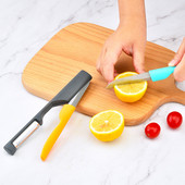 2-u-1 ljuštilica za povrće Višenamjenski nož Rezač voća od nehrđajućeg čelika Prijenosni alati za guljenje Putovanja Kući Kuhinjski uređaji