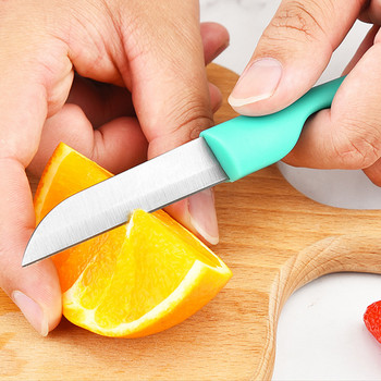Белачка за зеленчуци 2 в 1 Мултифункционален нож Резачка за плодове Преносими инструменти за белене от неръждаема стомана Пътуване Начало Кухня Джаджи