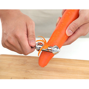 Πολυλειτουργικός αποφλοιωτής λαχανικών κράμα αποφλοίωσης με μαχαίρι Κρεμμύδι μαχαίρι Αγγούρι πατάτας ντομάτα Peeling καρότο Κοπή κουζίνας