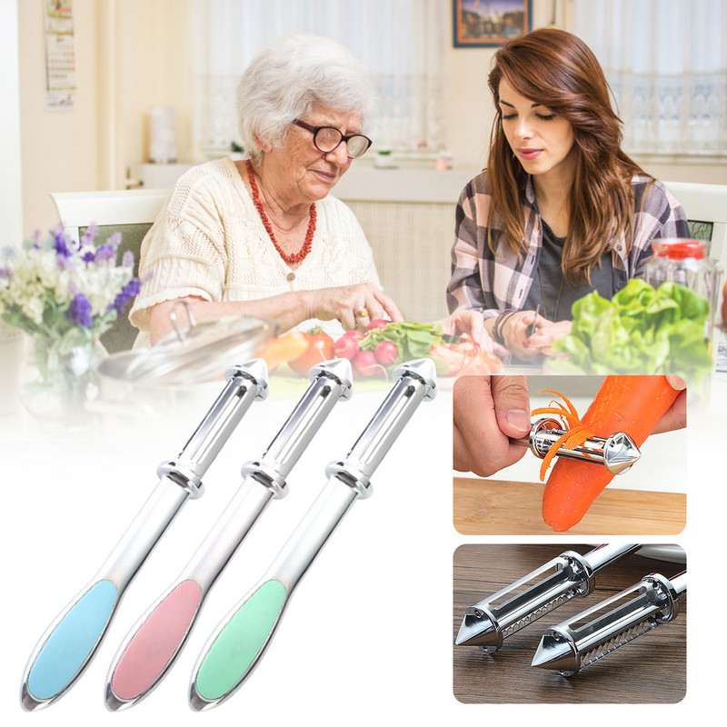 Daugiafunkcinis skustukas Daržovių lupimo lydinys su peiliu Svogūnų peilis Agurkas Bulvės Pomidorų lupimas Morkos virtuvės pjaustymas