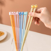 5 paari Kaasaskantavad söögipulgad, armsad söögipulgad, libisemiskindlad, korduvkasutatavad, kergesti puhastatavad söögipulgad