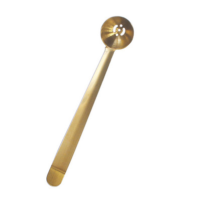 1db rozsdamentes acél olíva kanál lefolyólyukkal Lekvár réselt kanál tégely Tálaló eszközök Evőeszközök Konyhai hosszú nyelű kanál edények