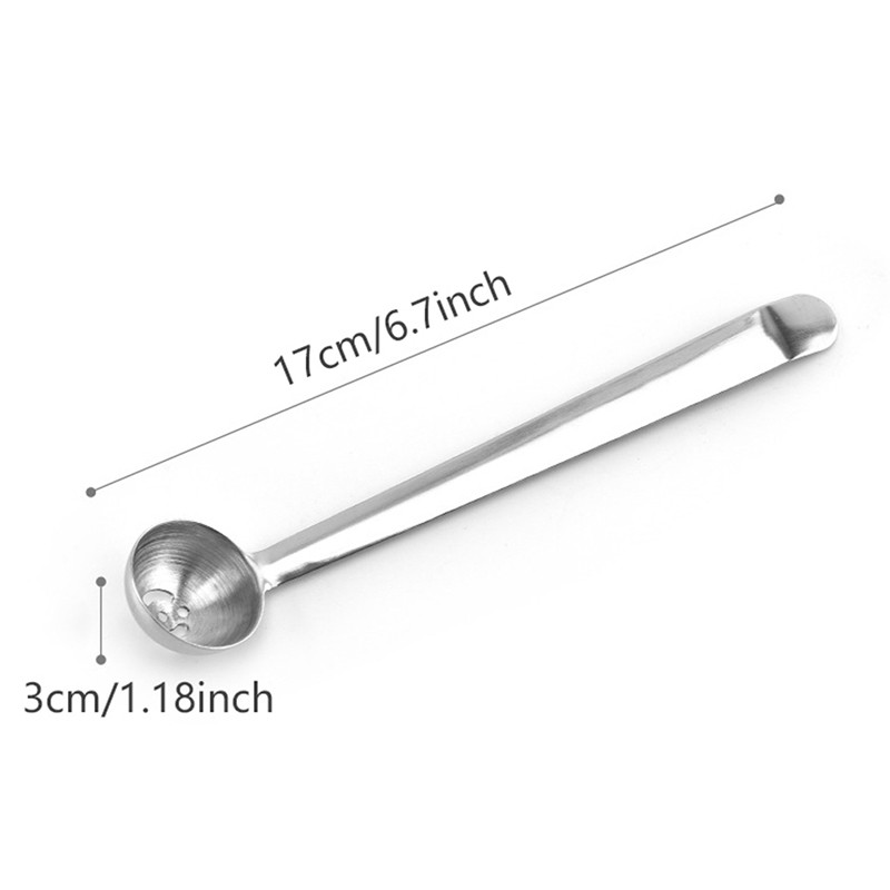 1db rozsdamentes acél olíva kanál lefolyólyukkal Lekvár réselt kanál tégely Tálaló eszközök Evőeszközök Konyhai hosszú nyelű kanál edények