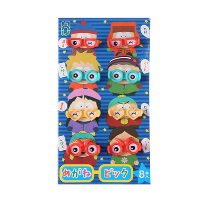 Nauji Animal Fruit Fork Castle Vaisių maisto krapštukai Bento Box Rinktukai Animacinių filmų gyvūnų maisto dantų krapštukai Bento Box Priedai