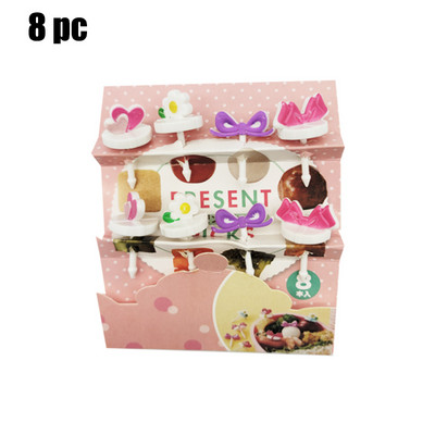 Nauji Animal Fruit Fork Castle Vaisių maisto krapštukai Bento Box Rinktukai Animacinių filmų gyvūnų maisto dantų krapštukai Bento Box Priedai