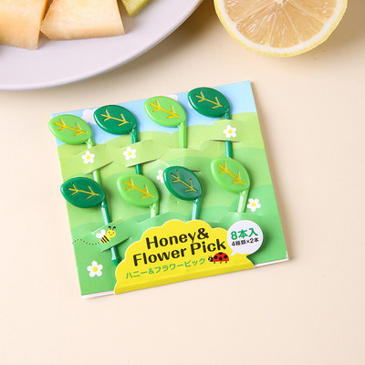 Nauji Animal Fruit Fork Castle Vaisių maisto krapštukai Bento Box Rinktukai Animacinių filmų gyvūnų maisto dantų krapštukai Bento Box Priedai