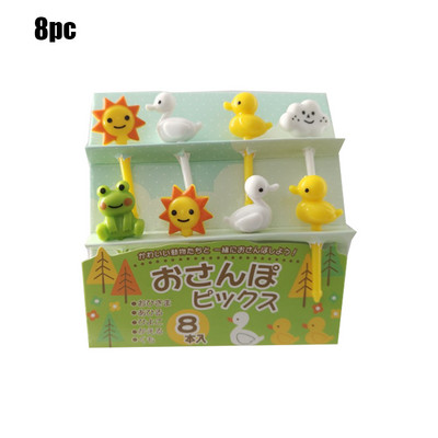 Vaisių šakutė Animacinis filmas Mini gyvūnų ūkis animacinis filmas Maisto pasirinkimas vaikams Užkandžiai Tortas Desertas Maistas Vaisių šakutė Vakarėlio dekoravimas