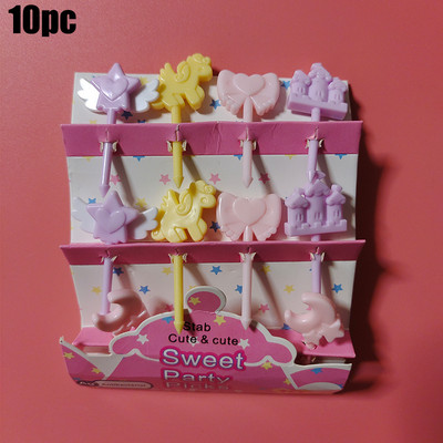 Vaisių šakutė Animacinis filmas Mini gyvūnų ūkis animacinis filmas Maisto pasirinkimas vaikams Užkandžiai Tortas Desertas Maistas Vaisių šakutė Vakarėlio dekoravimas