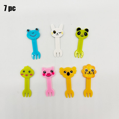 Vaisių šakutė Animacinis filmas Mini gyvūnų ūkis animacinis filmas Maisto pasirinkimas vaikams Užkandžiai Tortas Desertas Maistas Vaisių šakutė Vakarėlio dekoravimas