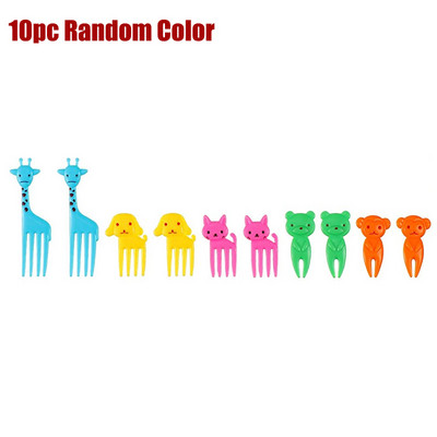 Životinja Voće Vilica Prehrambena plastika Mini crtić Dječja torta Voće Čačkalica Bento Ručak Bento Dodaci Dekoracija za zabavu