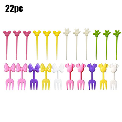 Palillos Para Fruta De Niños Kids Rat Head Vibu Toiduvalik Multikas armsad Bento kahvlid lõunakarbi jaoks Dekoratiivsed aksessuaarid