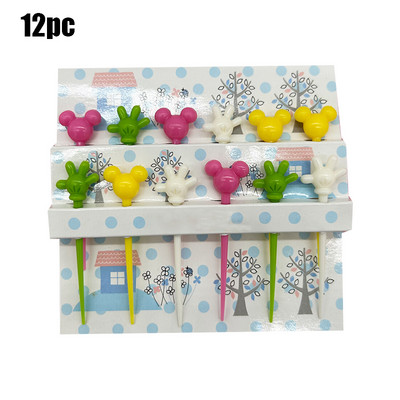 Palillos Para Fruta De Niños Kids Rat Head Vibu Toiduvalik Multikas armsad Bento kahvlid lõunakarbi jaoks Dekoratiivsed aksessuaarid