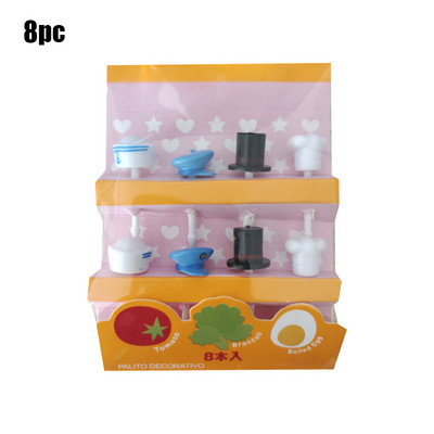 Palillos Para Fruta De Niños Kids Rat Head Vibu Toiduvalik Multikas armsad Bento kahvlid lõunakarbi jaoks Dekoratiivsed aksessuaarid