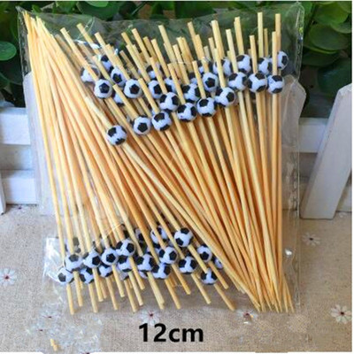 100 Ps Ποδόσφαιρο Πιρούνι Φρούτων Μπαστούνια Μπουφέ Cupcake Toppers Πιρούνια κοκτέιλ Πιρούνια Γάμου Διακοσμήσεις γενεθλίων 28 είδη γραφικών