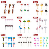 Loomafarm dinosauruste puuviljakahvel Minimultika lastele suupistekook Magustoit Hambaork Bento Lõunad Peokaunistus