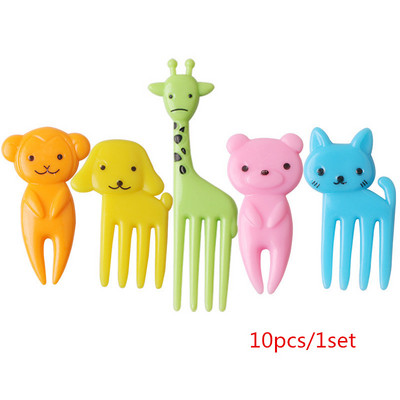 Životinjska farma Dinosaurus Vilica za voće Mini crtić Dječji užina Torta Desert Hrana Pijuk voća Čačkalica Bento Ručkovi Dekoracija za zabave