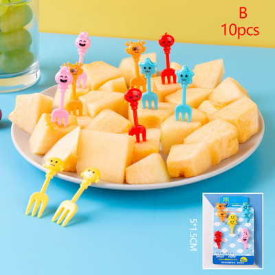 Životinjska farma Dinosaurus Vilica za voće Mini crtić Dječji užina Torta Desert Hrana Pijuk voća Čačkalica Bento Ručkovi Dekoracija za zabave