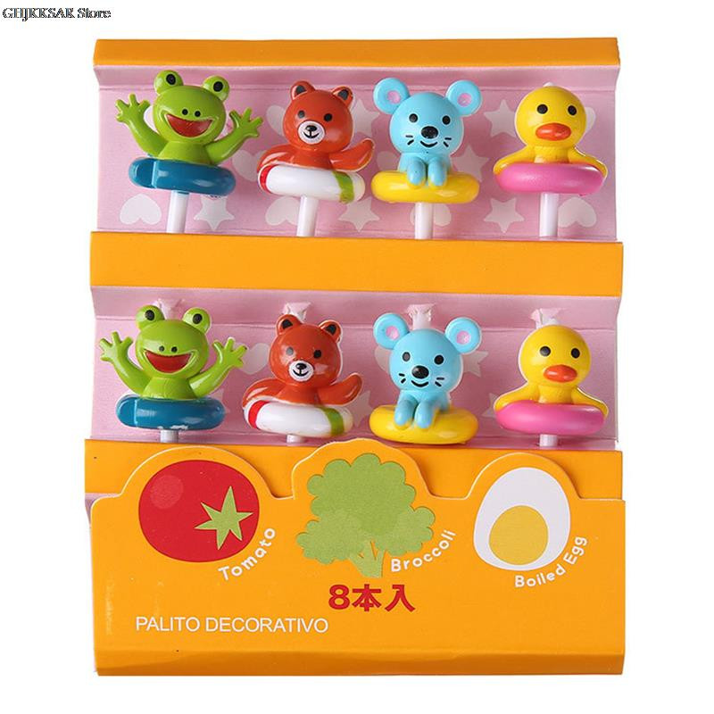 Životinjska farma Dinosaurus Vilica za voće Mini crtić Dječji užina Torta Desert Hrana Pijuk voća Čačkalica Bento Ručkovi Dekoracija za zabave