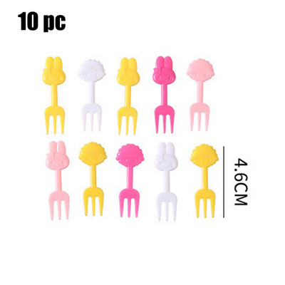 Crtić s voćem vilica čačkalica slatka životinja izbor hrane mini boca umaka kutija za ručak ukras dječji dodatak prehrani alat