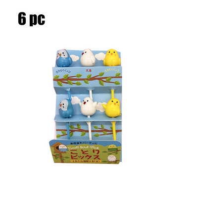 Crtić s voćem vilica čačkalica slatka životinja izbor hrane mini boca umaka kutija za ručak ukras dječji dodatak prehrani alat