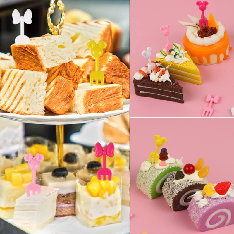 Crtić s voćem vilica čačkalica slatka životinja izbor hrane mini boca umaka kutija za ručak ukras dječji dodatak prehrani alat