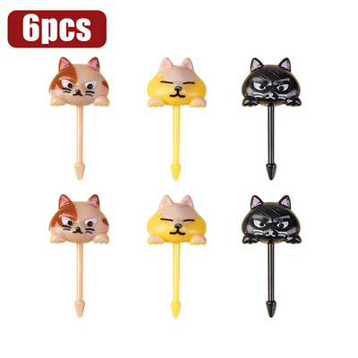 Animal Farm Dinosaur Fruit Fork Mini Cartoon Παιδικό Σνακ Κέικ Επιδόρπιο Επιλογή Οδοντογλυφίδα Bento Μεσημεριανά Διακόσμηση πάρτι