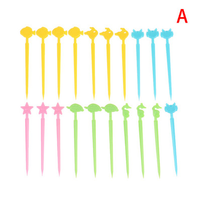 Loomafarm dinosauruste puuviljakahvel Mini multifilm lastele suupiste kook Magustoit Puuviljakork hambaork Bento lõunasöögid peokujundus