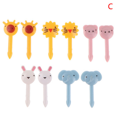 Loomafarm dinosauruste puuviljakahvel Mini multifilm lastele suupiste kook Magustoit Puuviljakork hambaork Bento lõunasöögid peokujundus