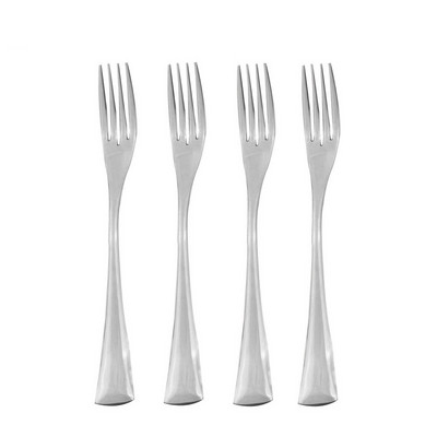 JANKNG 4 tk/partii magustoidukahvel Värviline söögiriistade komplekt roostevabast terasest kahvlite söögiriistade komplekt õhtusöögiks salat puu-roosikuld sööginõud