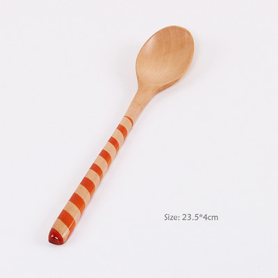 Vacclo puidust supilusikas Jaapani sileda nööriga kohvilusikas Pika varrega magustoit Keskkonnasõbralik lauanõu Seedripuu kühvel Varustus