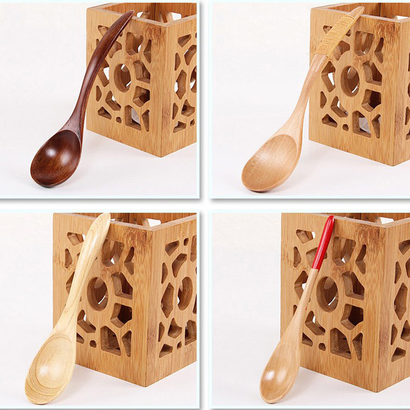 Vacclo puidust supilusikas Jaapani sileda nööriga kohvilusikas Pika varrega magustoit Keskkonnasõbralik lauanõu Seedripuu kühvel Varustus