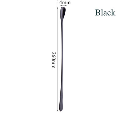 1PC Spiralne žličice za koktele od nehrđajućeg čelika s dugom ručkom Žličice u obliku kapljica Barmen Alati za miješanje Kuhinjski pribor Pribor