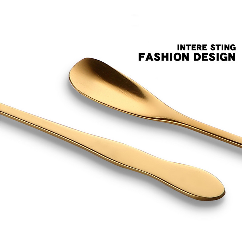 1PC Spiralne žličice za koktele od nehrđajućeg čelika s dugom ručkom Žličice u obliku kapljica Barmen Alati za miješanje Kuhinjski pribor Pribor