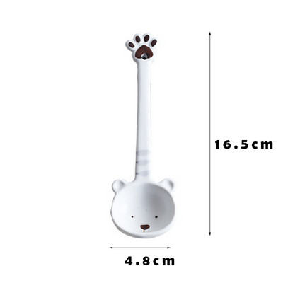 Armas keraamiline kohvilusikas Jaapani lauanõud Loomade lusikas Söögilusikad Köök Toiduvalmistamisriistad Tööriista multifilm Magustoidu lusikad