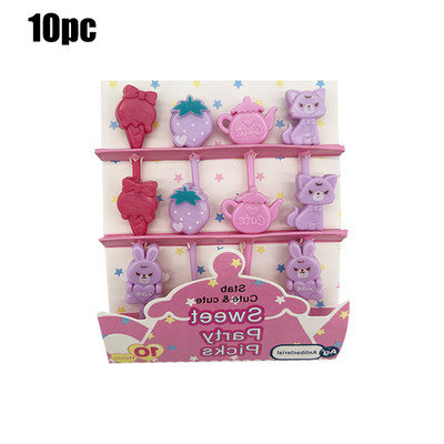 Dječja hrana Voće Vilica Jednorog Trojanac Crtić Bento kutija Ukrasna vilica Torta Vilica za desert Mini čačkalica Slastičarski pribor za zabavu