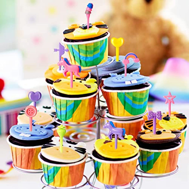 Dječja hrana Voće Vilica Jednorog Trojanac Crtić Bento kutija Ukrasna vilica Torta Vilica za desert Mini čačkalica Slastičarski pribor za zabavu