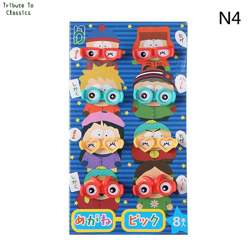 1 set/paket Slatke oči Vilica za voće Plastična berlica voća Dječji Bento Ručak Užina Torta Desert Hrana Čačkalica Kuhinjsko posuđe Dekoracija