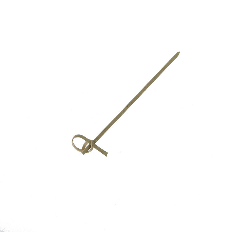 80/100 tk Ühekordsed bambusest lipsuga vardad, keerdotsad, kokteil, puuviljad, kahvlipulgad, puhvet, koogipealsed