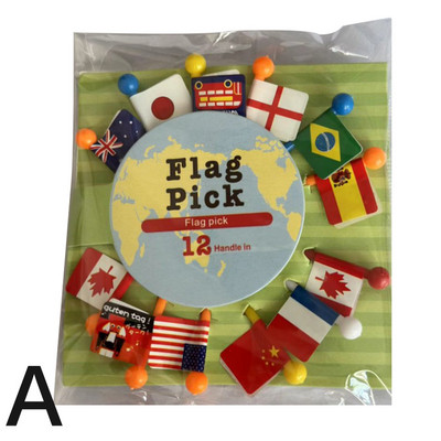 1 rinkinys 6/8 vnt Vaikiški vaisių krapštukai Adatiniai dantų krapštukai Kūrybinis vaisinis pyragas Desertas Maisto šakutės Pietų dėžutės dekoras Bento aksesuarai