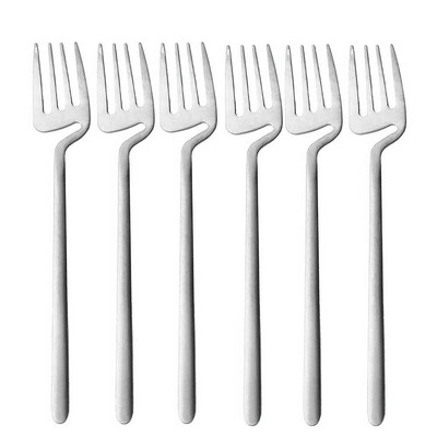 6tk Must Õhtusöögikahvel Sööginõud Lauakaunistus Köök Matt Lusikas Nuga Sööginõud lauanõud Söögiriistad Magustoidud Supp Kohvi Kasutamine