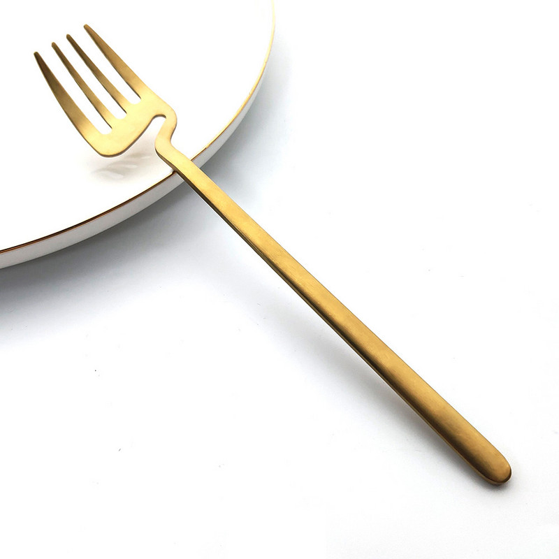 6tk Must Õhtusöögikahvel Sööginõud Lauakaunistus Köök Matt Lusikas Nuga Sööginõud lauanõud Söögiriistad Magustoidud Supp Kohvi Kasutamine