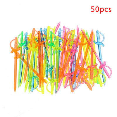 50kom Životinja Flamingo Srce Potrepštine za zabavu Izbor hrane Buffet Voće Vilica Snack Torta Desert Štapići za salatu Koktel Čačkalica Skewe