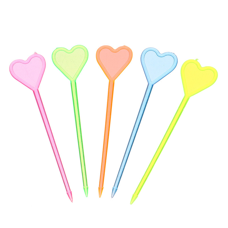 50kom Životinja Flamingo Srce Potrepštine za zabavu Izbor hrane Buffet Voće Vilica Snack Torta Desert Štapići za salatu Koktel Čačkalica Skewe