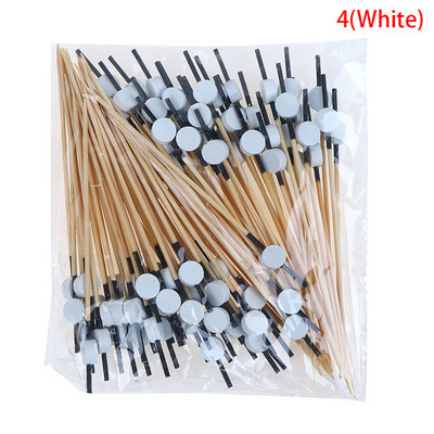 100 tk 12 cm südalill bambuskork Rootsi lauaga tassikoogid puuviljakahvlipidu magustoidu salatipulk kokteilivarras pulmakaunistuseks